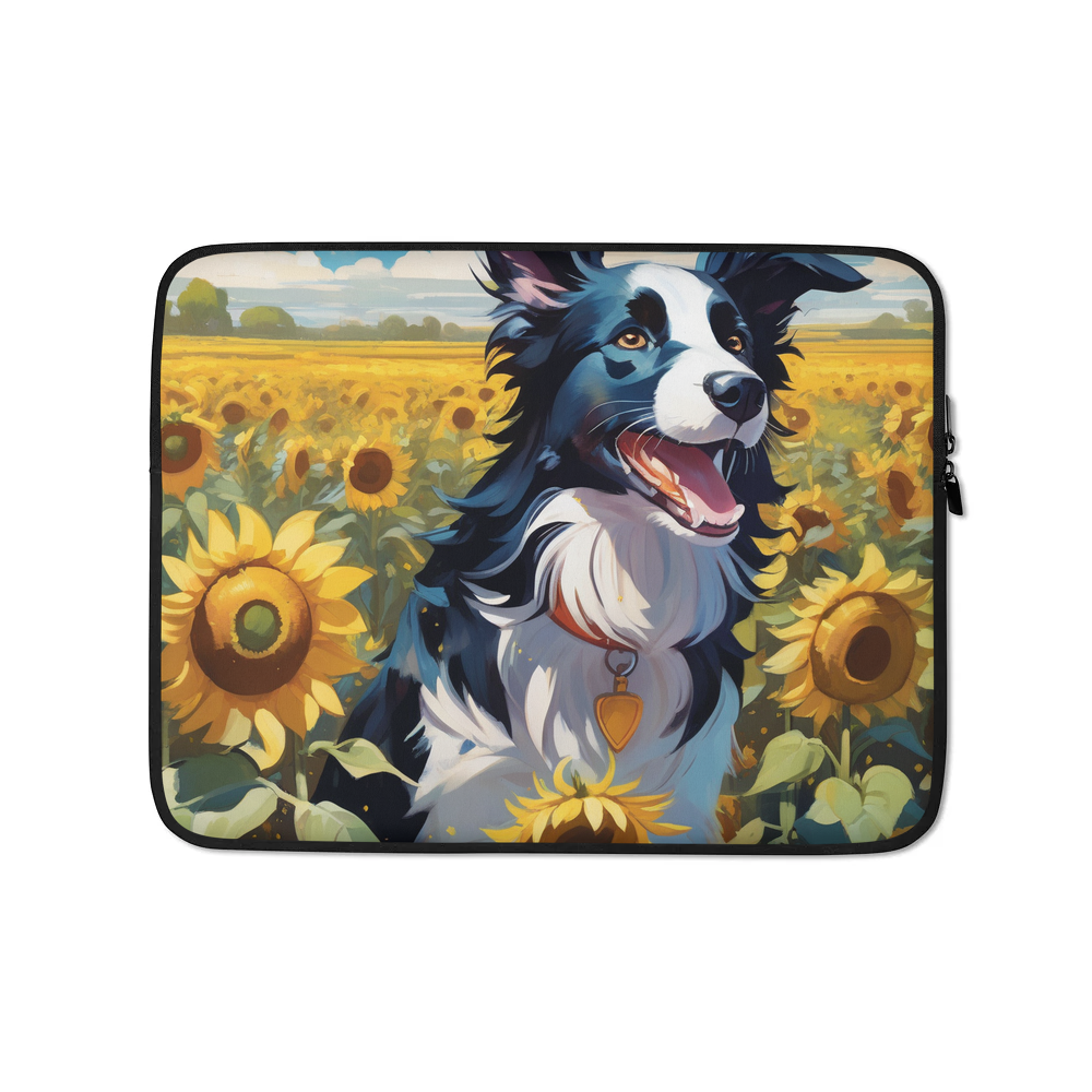 PugMug Custom Border Collie Laptop Sleeve