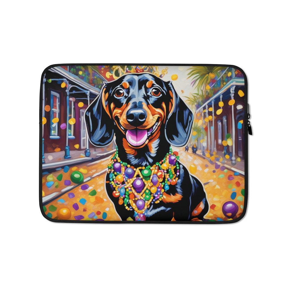 PugMug Custom Tan Dachshund Laptop Sleeve
