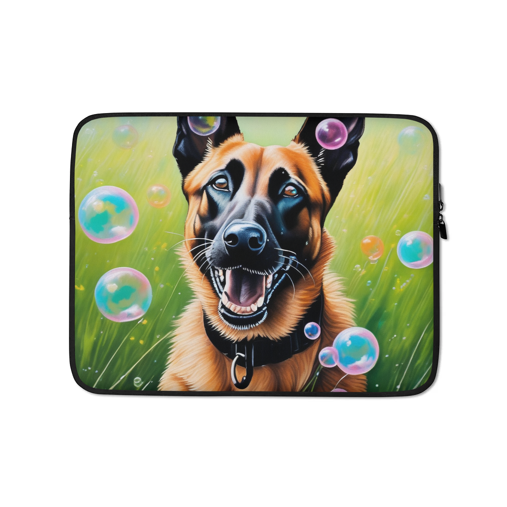 PugMug Custom Belgian Malinois Laptop Sleeve