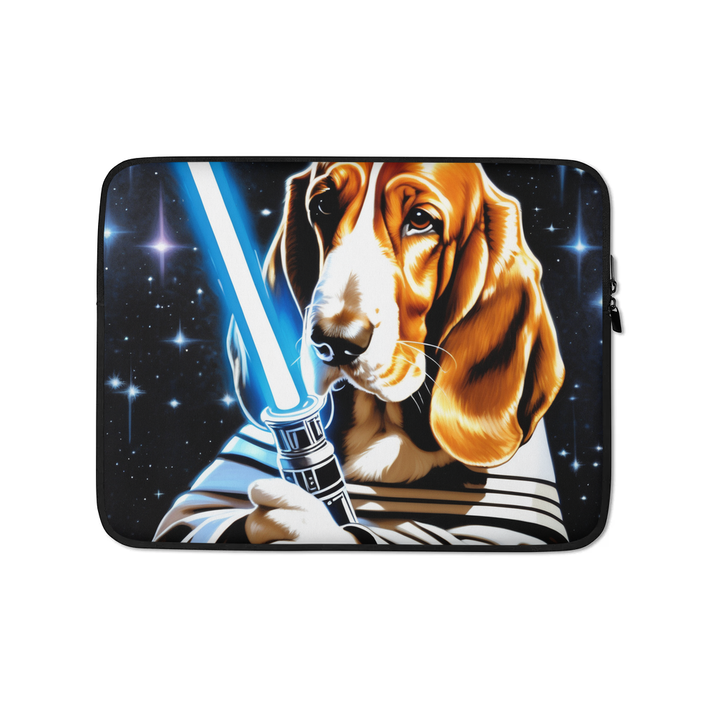 PugMug Custom Basset Hound Laptop Sleeve