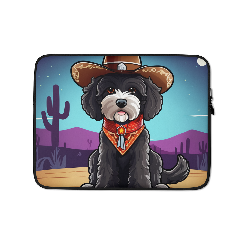 PugMug Custom Portuguese Water Dog Laptop Sleeve