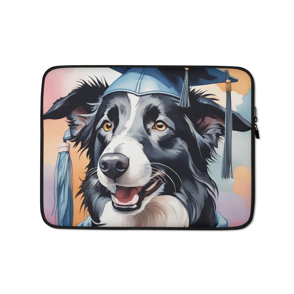 PugMug Custom Border Collie Laptop Sleeve