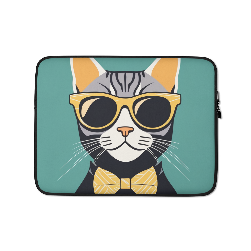 PugMug Custom Tabby American Shorthair Cat Laptop Sleeve