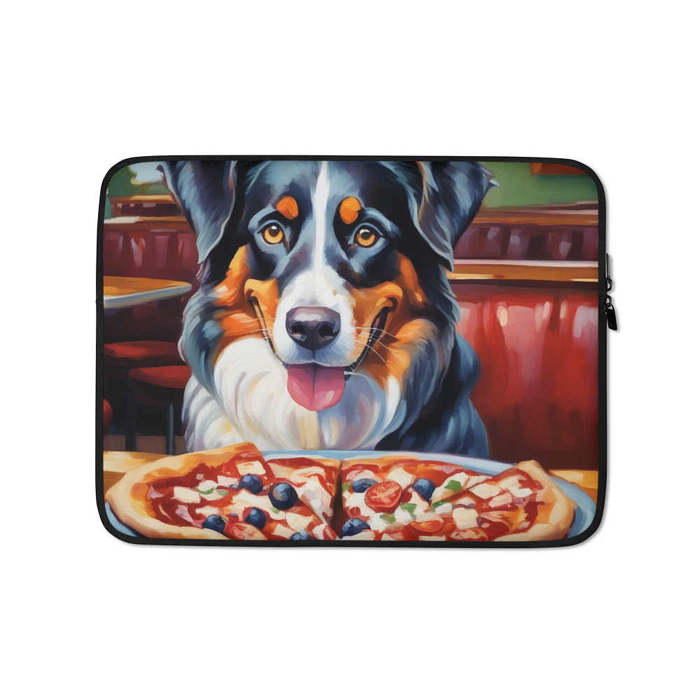 PugMug Custom Miniature American Shepherd Laptop Sleeve