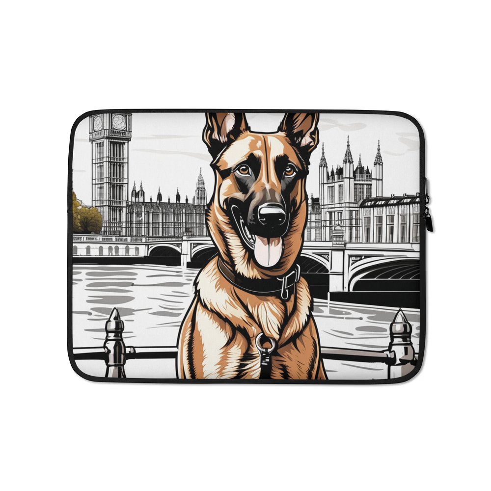PugMug Custom Belgian Malinois Laptop Sleeve