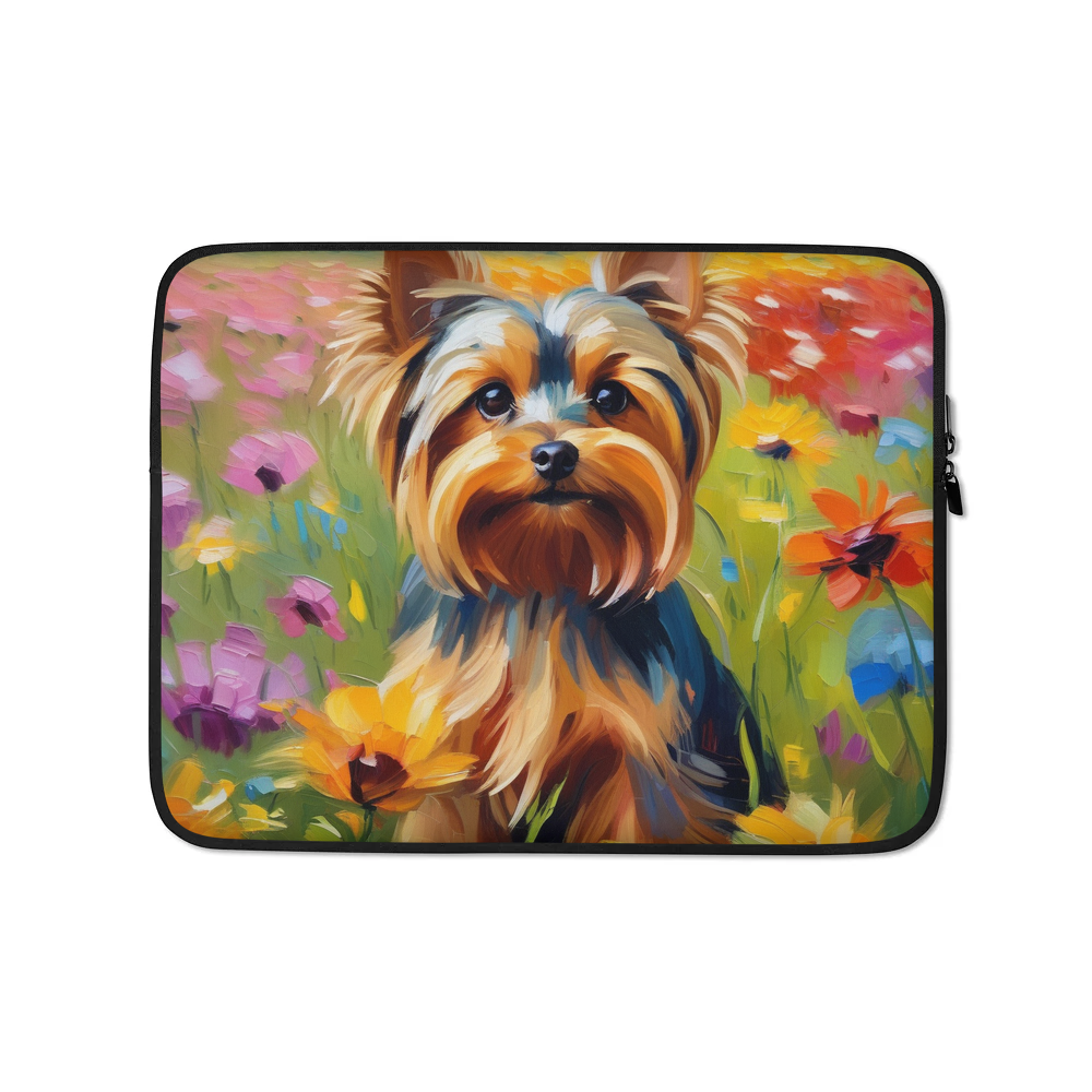 PugMug Custom Yorkshire Terrier Laptop Sleeve