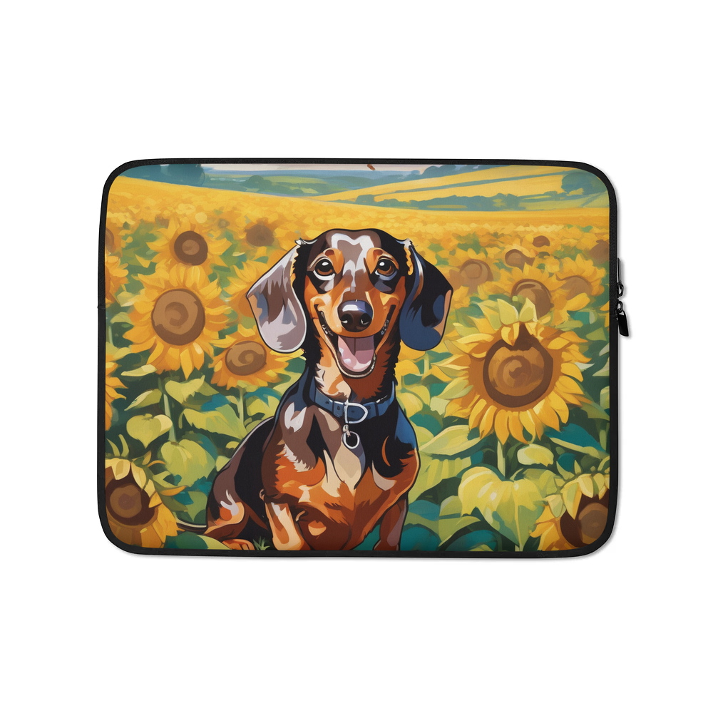PugMug Custom Tan Dachshund Laptop Sleeve