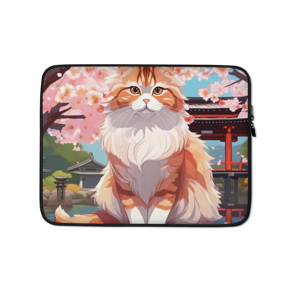 PugMug Custom Tabby Persian Cat Laptop Sleeve