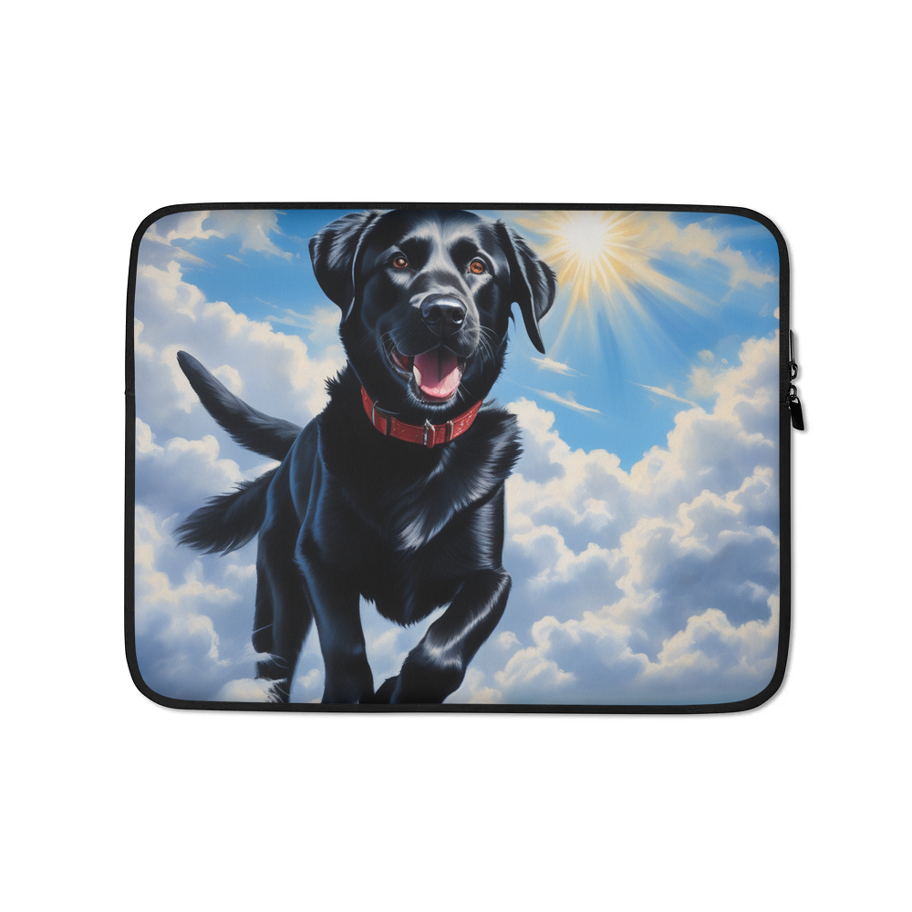 PugMug Custom Black Labrador Retriever Laptop Sleeve