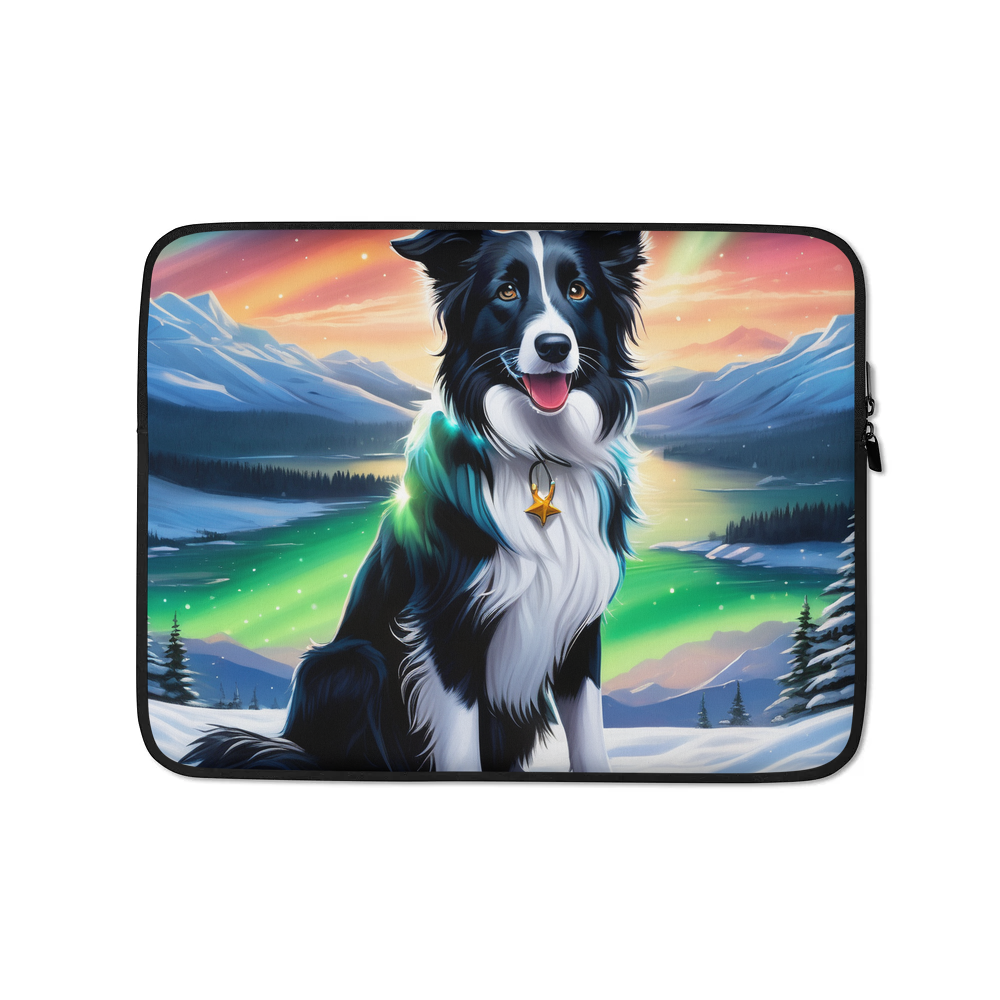 PugMug Custom Border Collie Laptop Sleeve