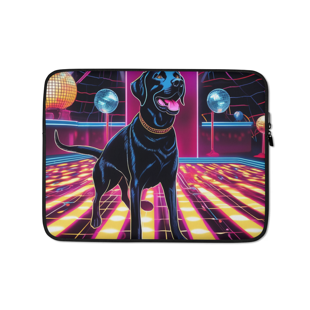 PugMug Custom Black Labrador Retriever Laptop Sleeve