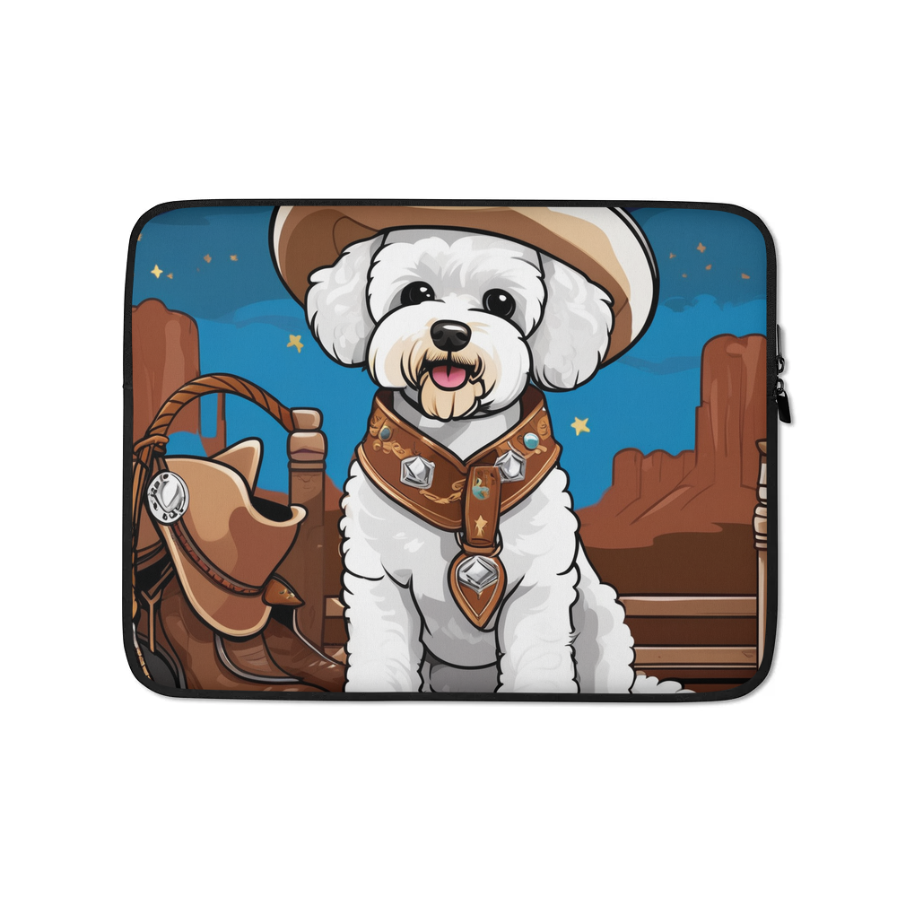 PugMug Custom Bichons Frise Laptop Sleeve