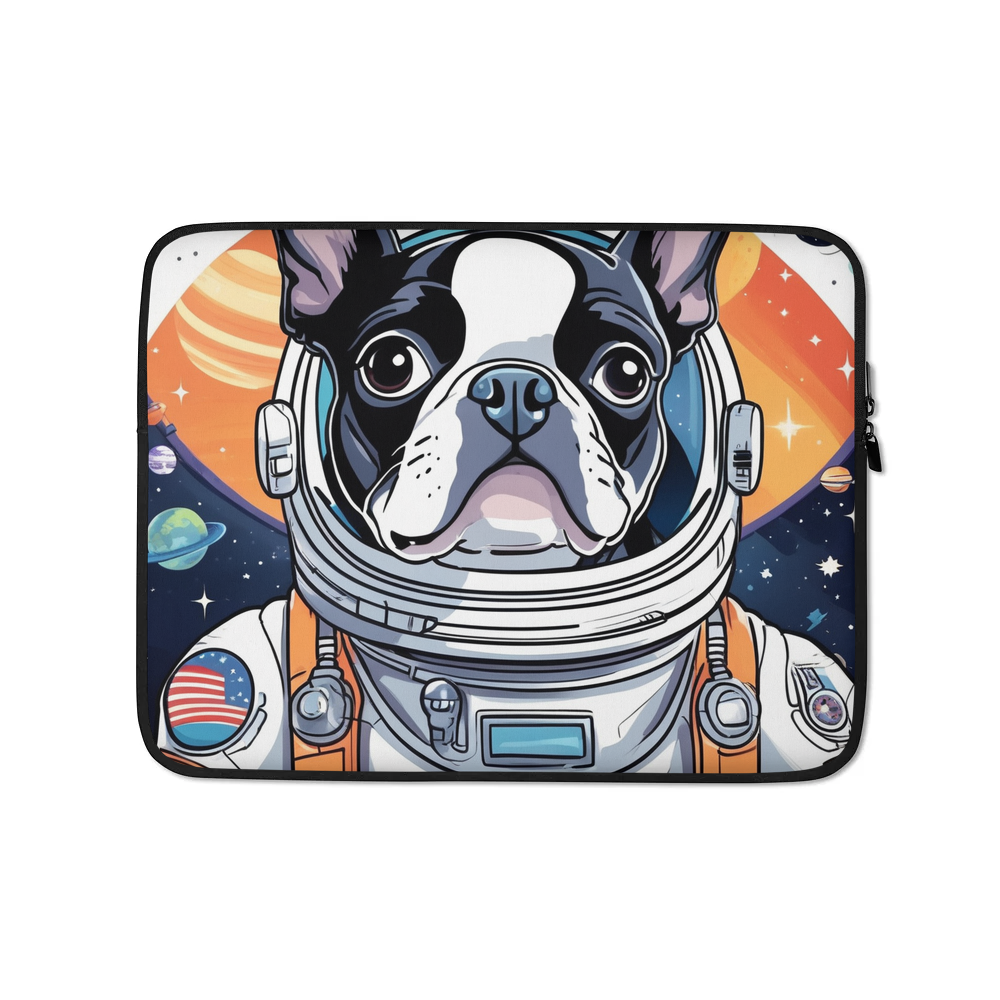 PugMug Custom Boston Terrier Laptop Sleeve