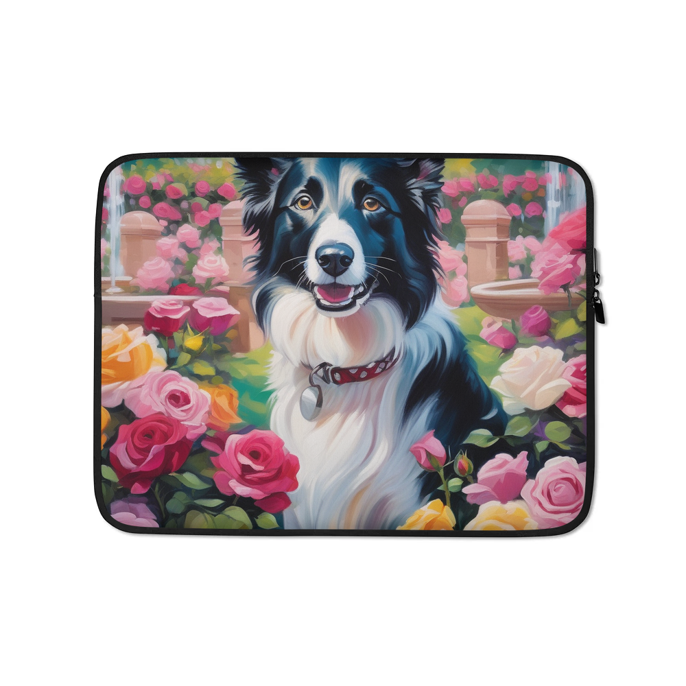 PugMug Custom Border Collie Laptop Sleeve
