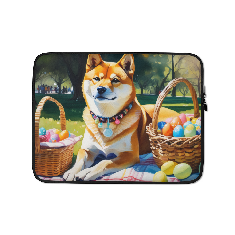 PugMug Custom Shiba Inu Laptop Sleeve
