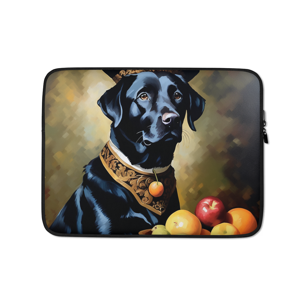 PugMug Custom Black Labrador Retriever Laptop Sleeve