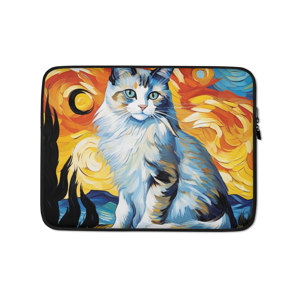 PugMug Custom Tabby Ragdoll Cat Laptop Sleeve