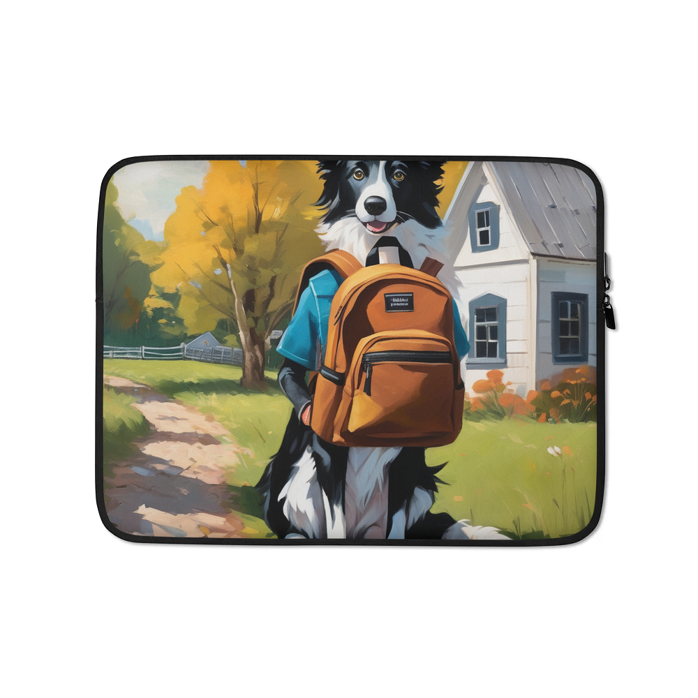 PugMug Custom Border Collie Laptop Sleeve