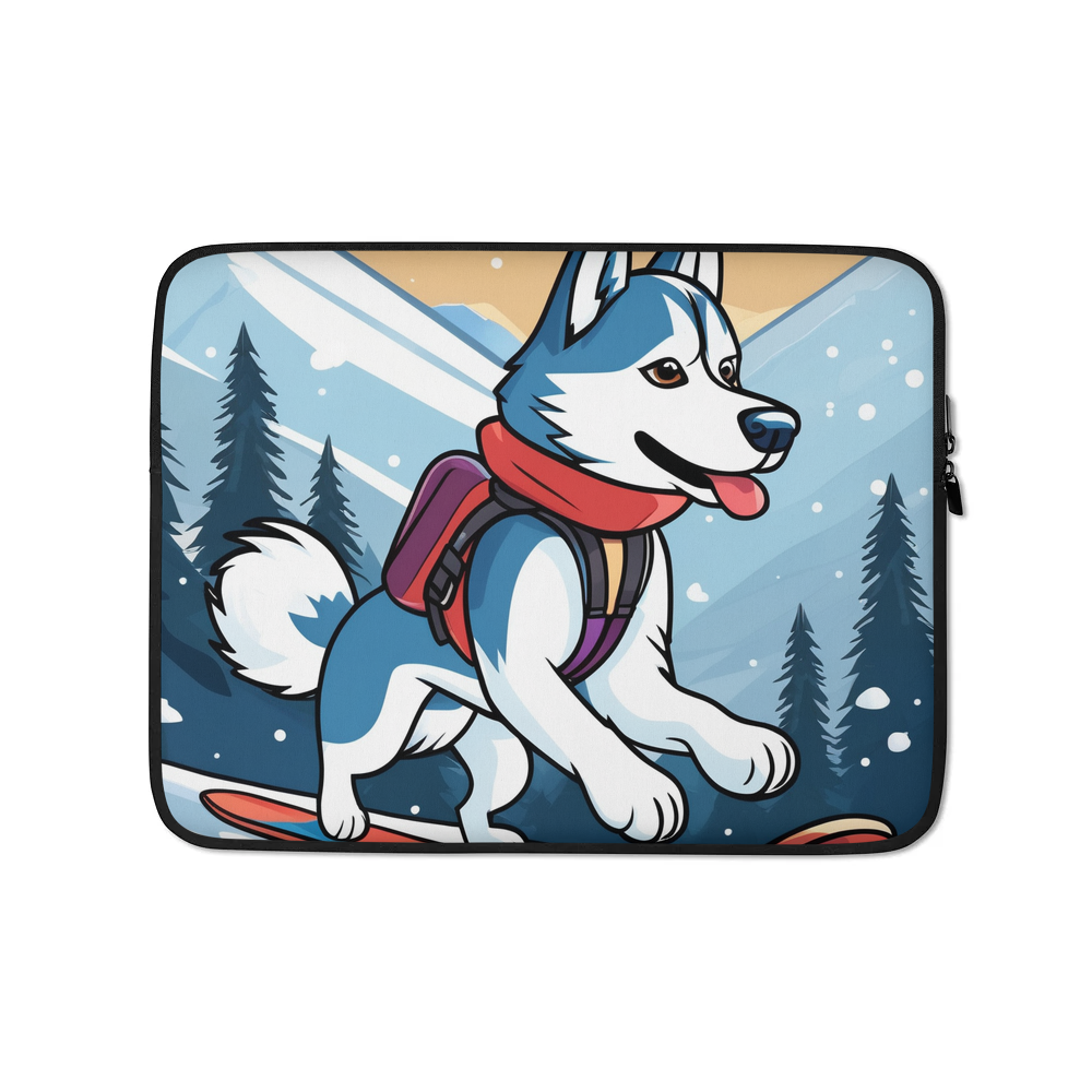 PugMug Custom Siberian Husky Laptop Sleeve