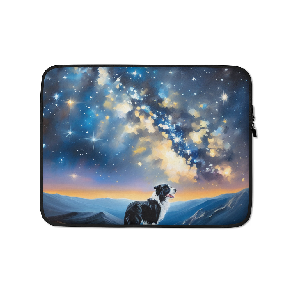 PugMug Custom Border Collie Laptop Sleeve
