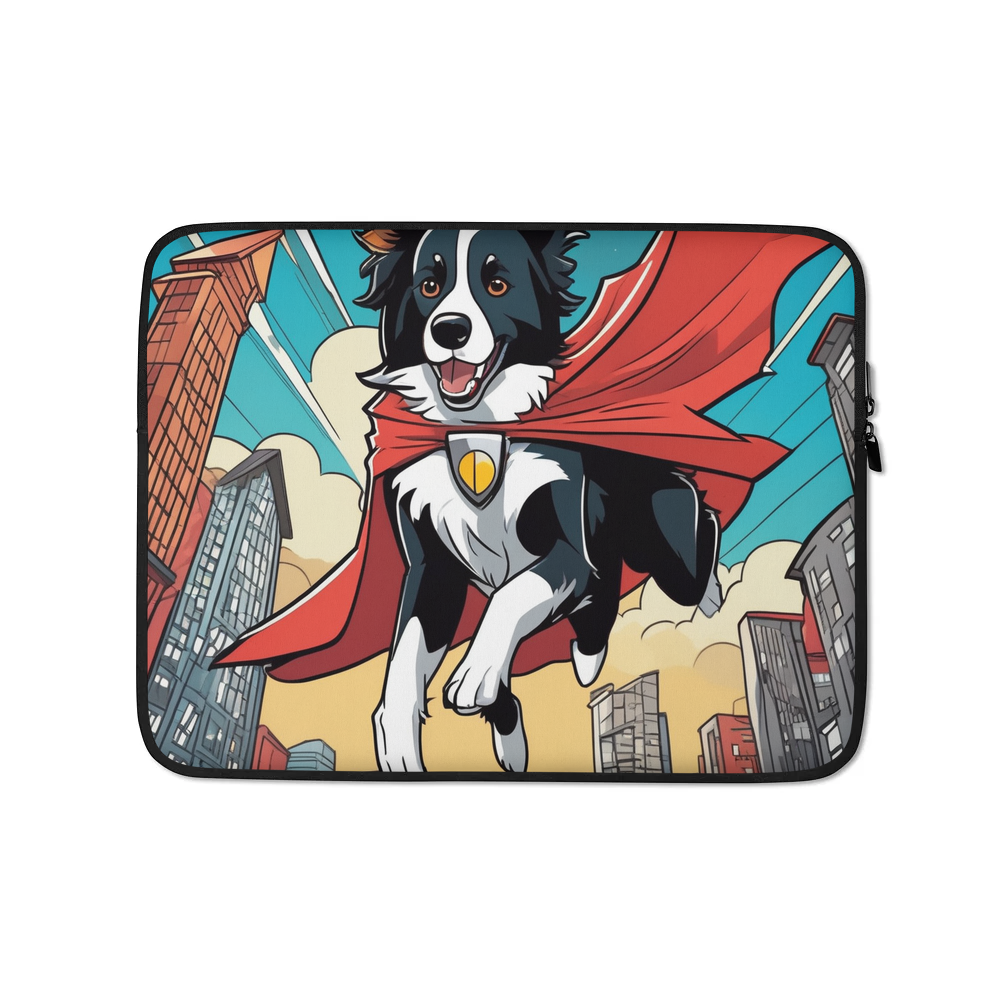 PugMug Custom Border Collie Laptop Sleeve