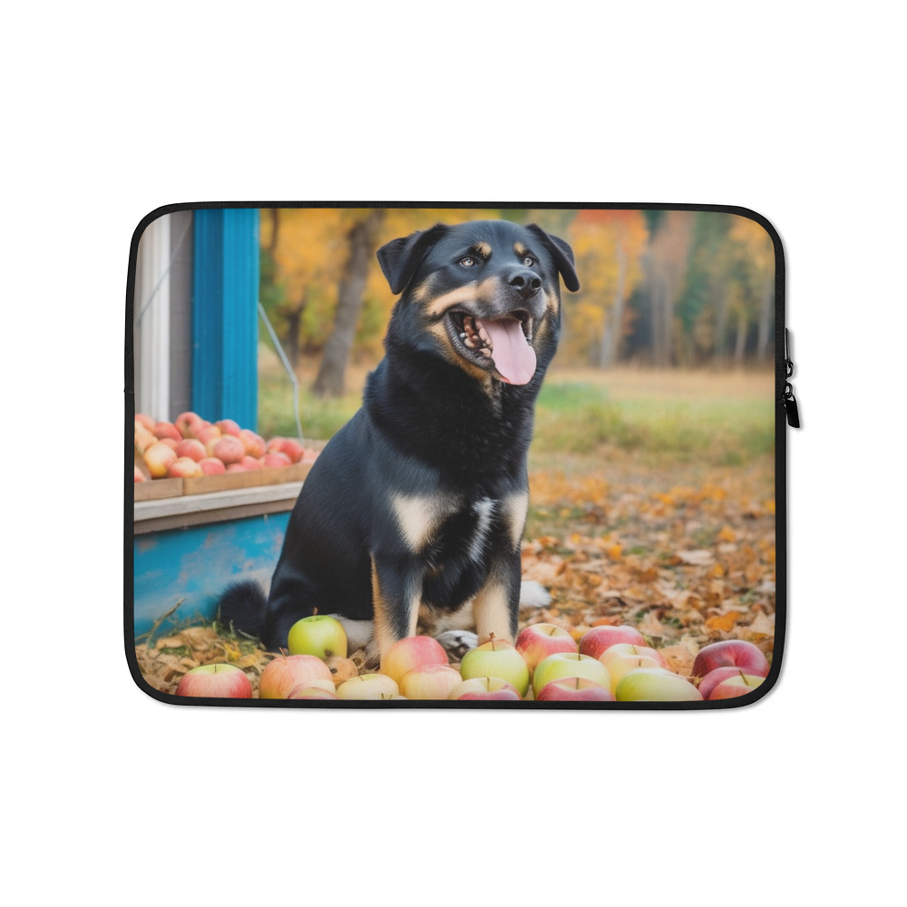 PugMug Custom Blue Laptop Sleeve