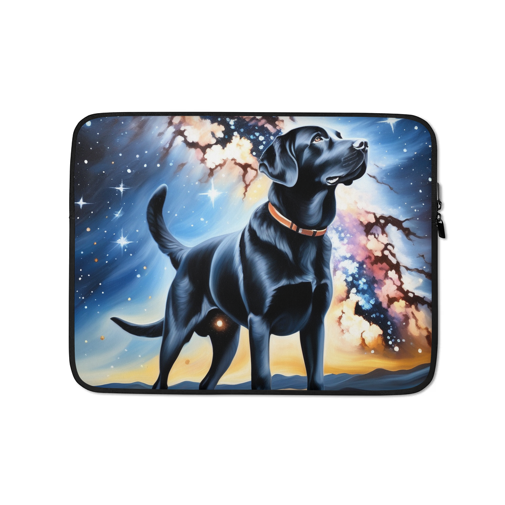 PugMug Custom Black Labrador Retriever Laptop Sleeve