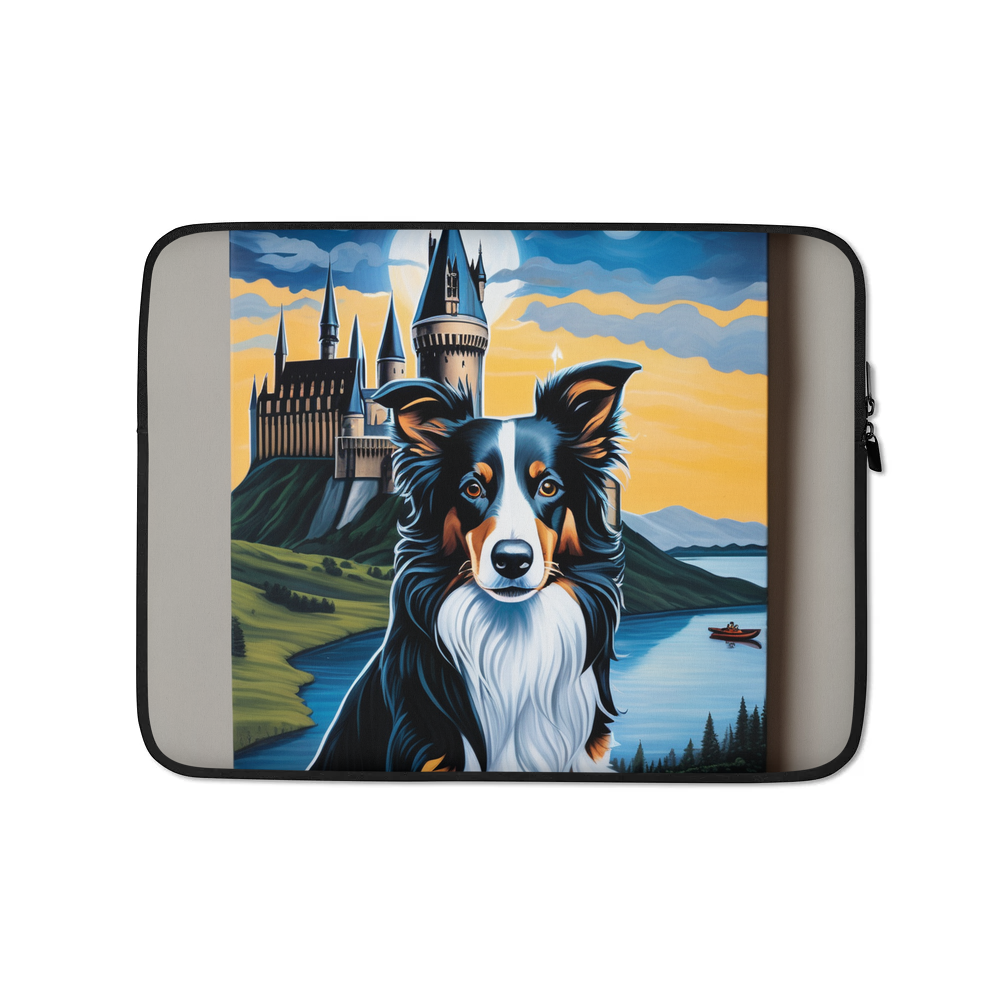 PugMug Custom Border Collie Laptop Sleeve