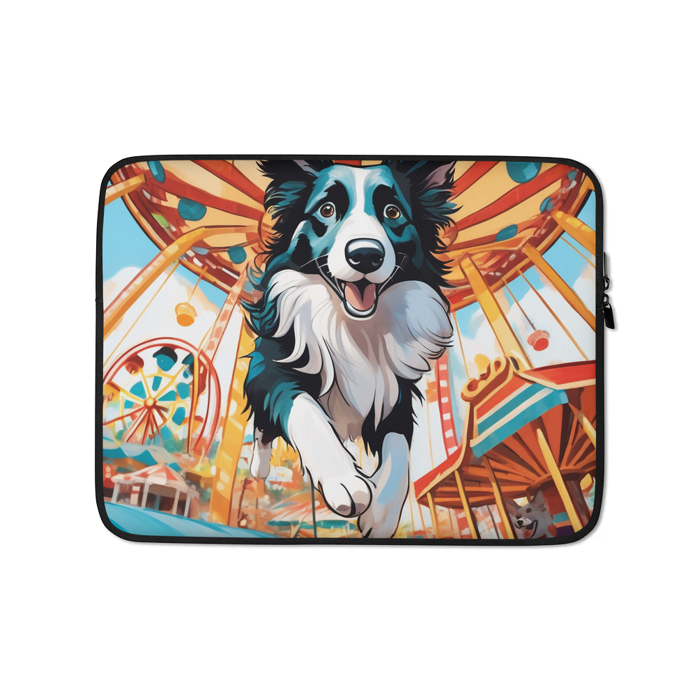 PugMug Custom Border Collie Laptop Sleeve