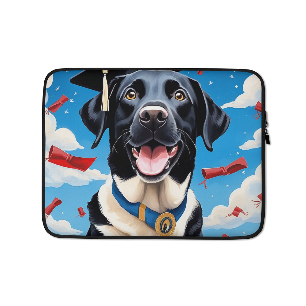 PugMug Custom Black Labrador Retriever Laptop Sleeve