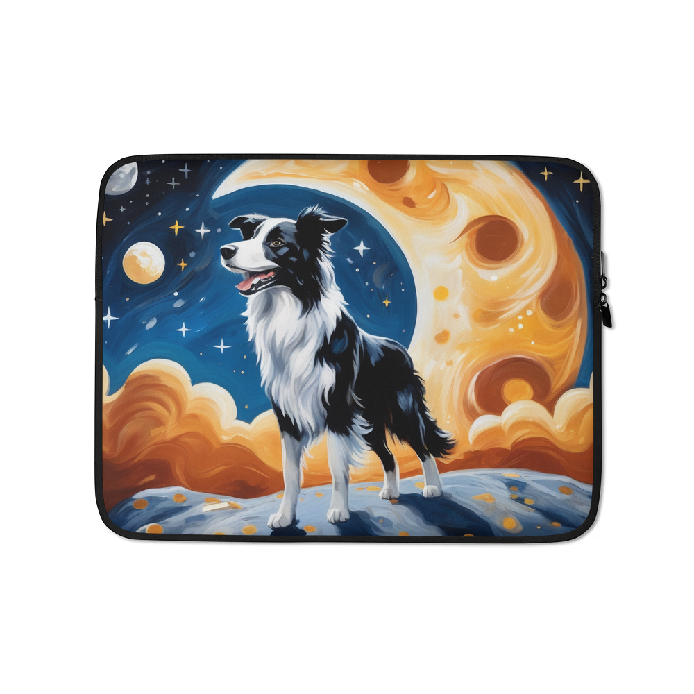 PugMug Custom Border Collie Laptop Sleeve