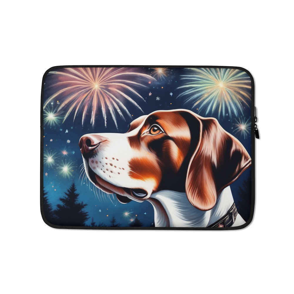 PugMug Custom Pointer Dog Laptop Sleeve