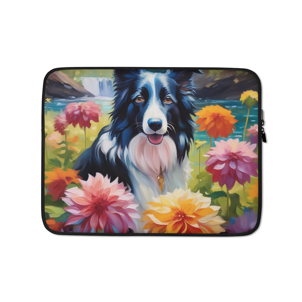 PugMug Custom Border Collie Laptop Sleeve