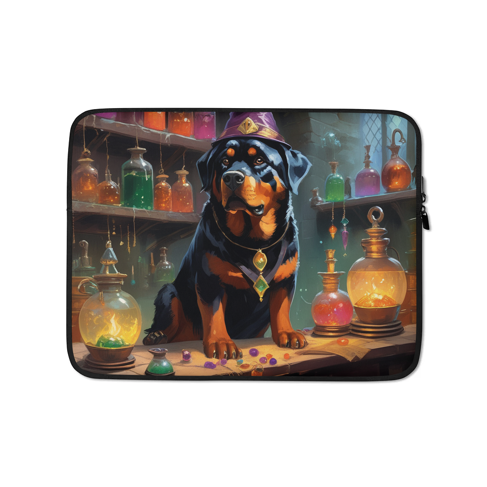 PugMug Custom Rottweiler Laptop Sleeve