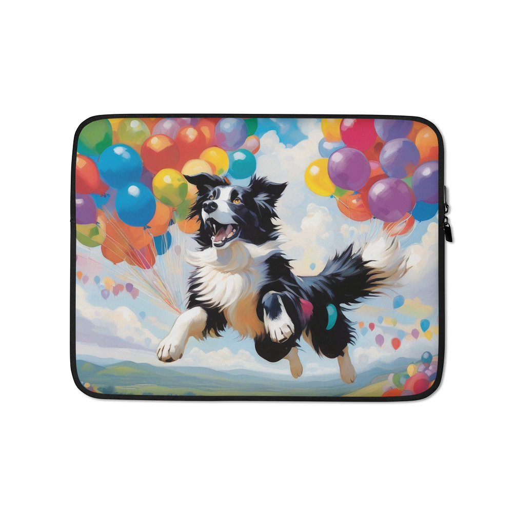 PugMug Custom Border Collie Laptop Sleeve