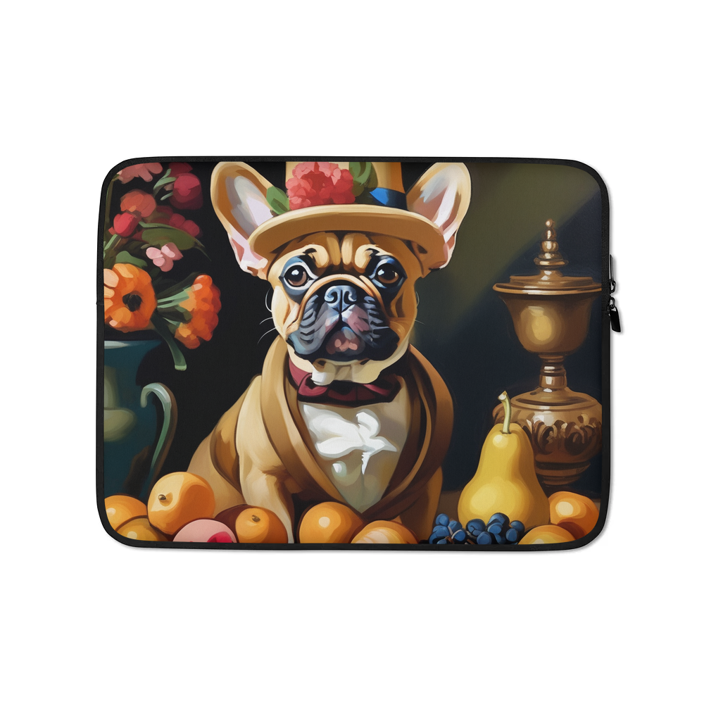 PugMug Custom Tan French Bulldog Laptop Sleeve