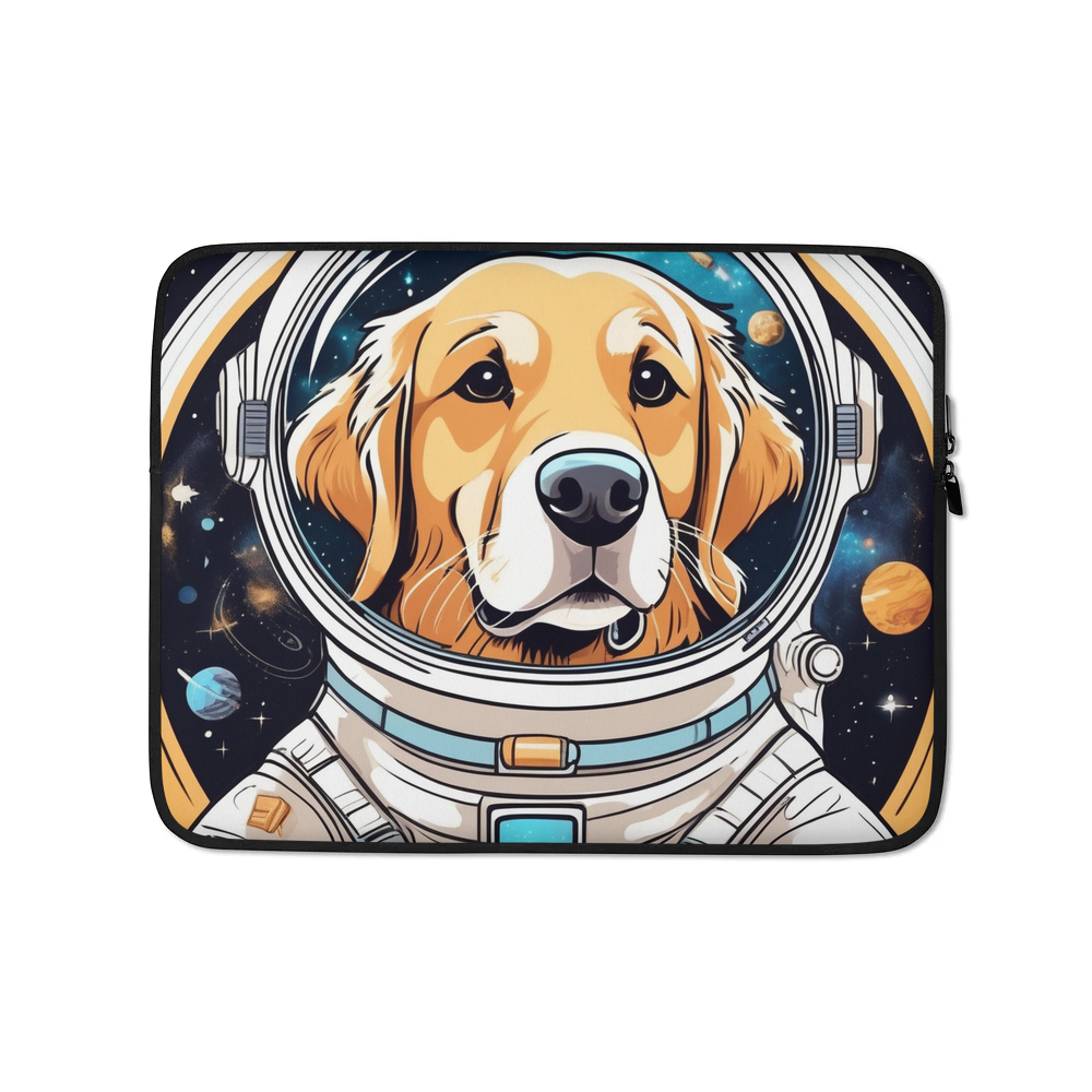 PugMug Custom Golden Retriever Laptop Sleeve