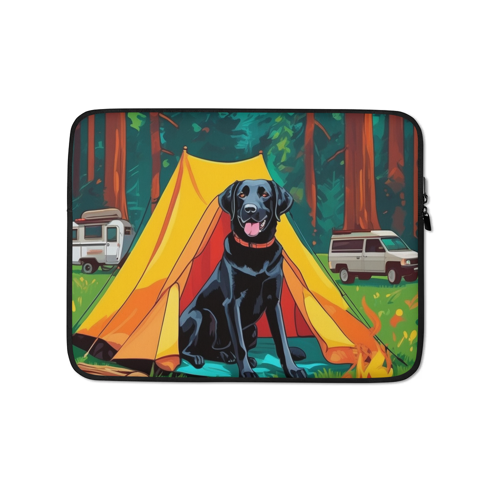 PugMug Custom Black Labrador Retriever Laptop Sleeve