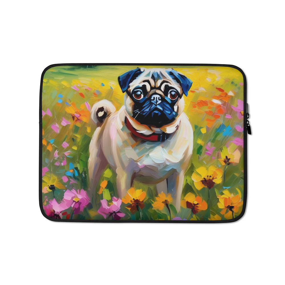 PugMug Custom Pug Laptop Sleeve