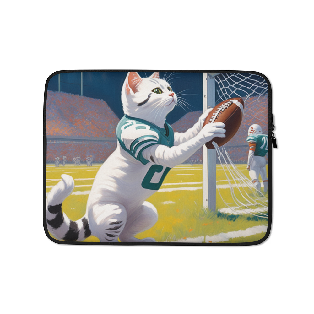 PugMug Custom White American Shorthair Cat Laptop Sleeve