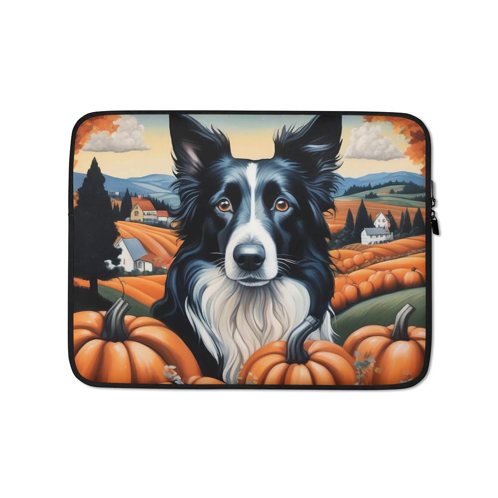 PugMug Custom Border Collie Laptop Sleeve