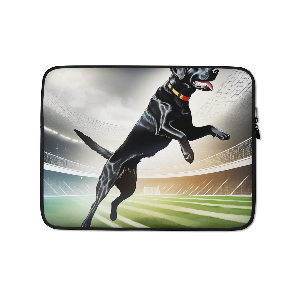 PugMug Custom Black Labrador Retriever Laptop Sleeve