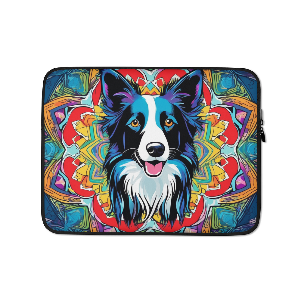 PugMug Custom Border Collie Laptop Sleeve