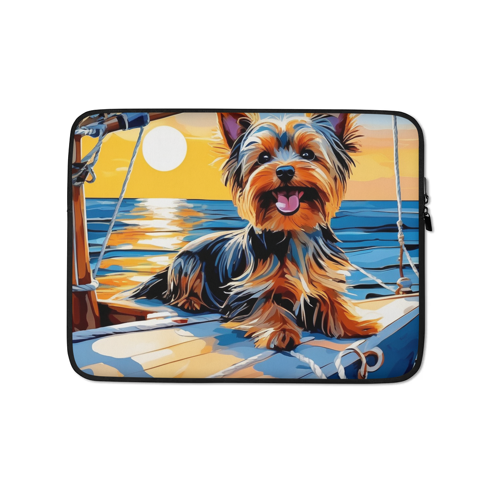 PugMug Custom Yorkshire Terrier Laptop Sleeve