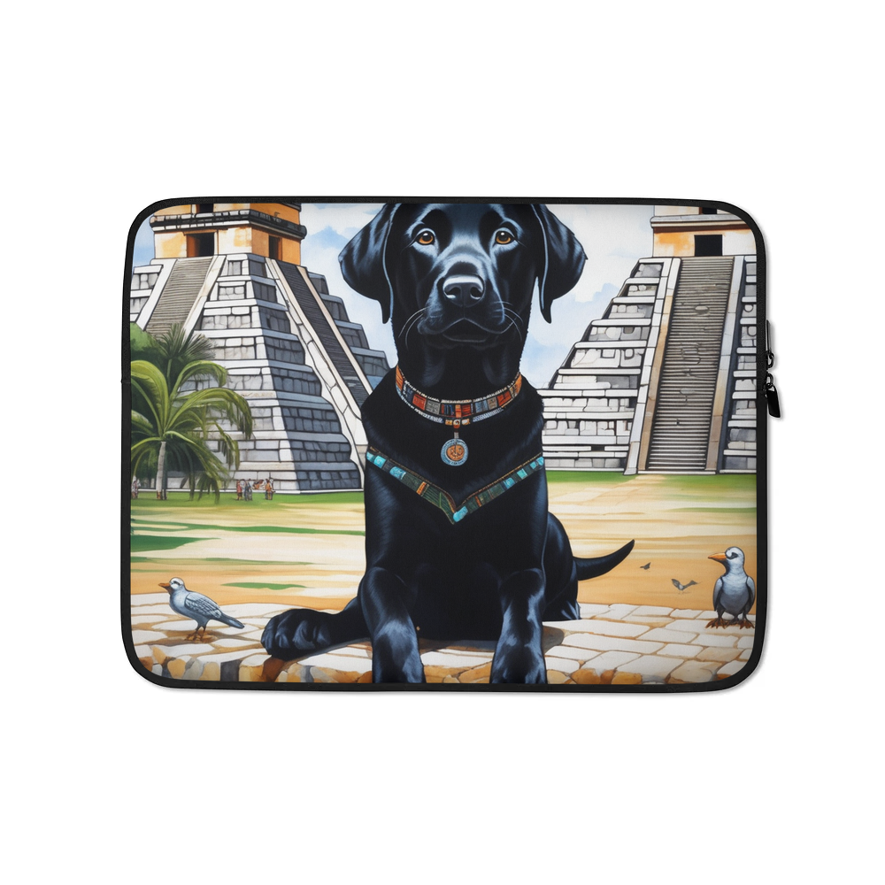 PugMug Custom Black Labrador Retriever Laptop Sleeve