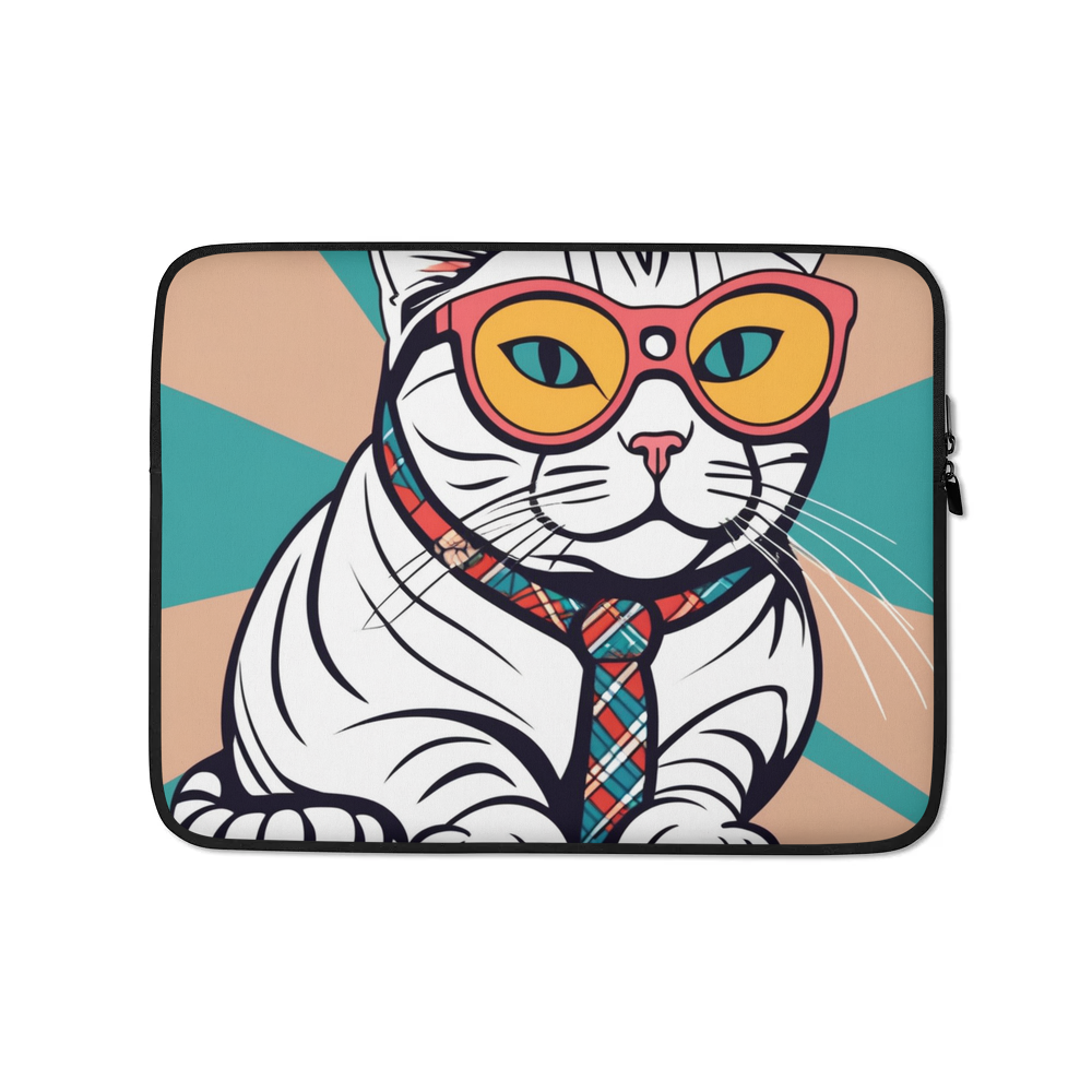 PugMug Custom Tabby Scottish Fold Cat Laptop Sleeve