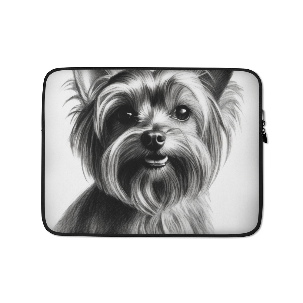 PugMug Custom Yorkshire Terrier Laptop Sleeve