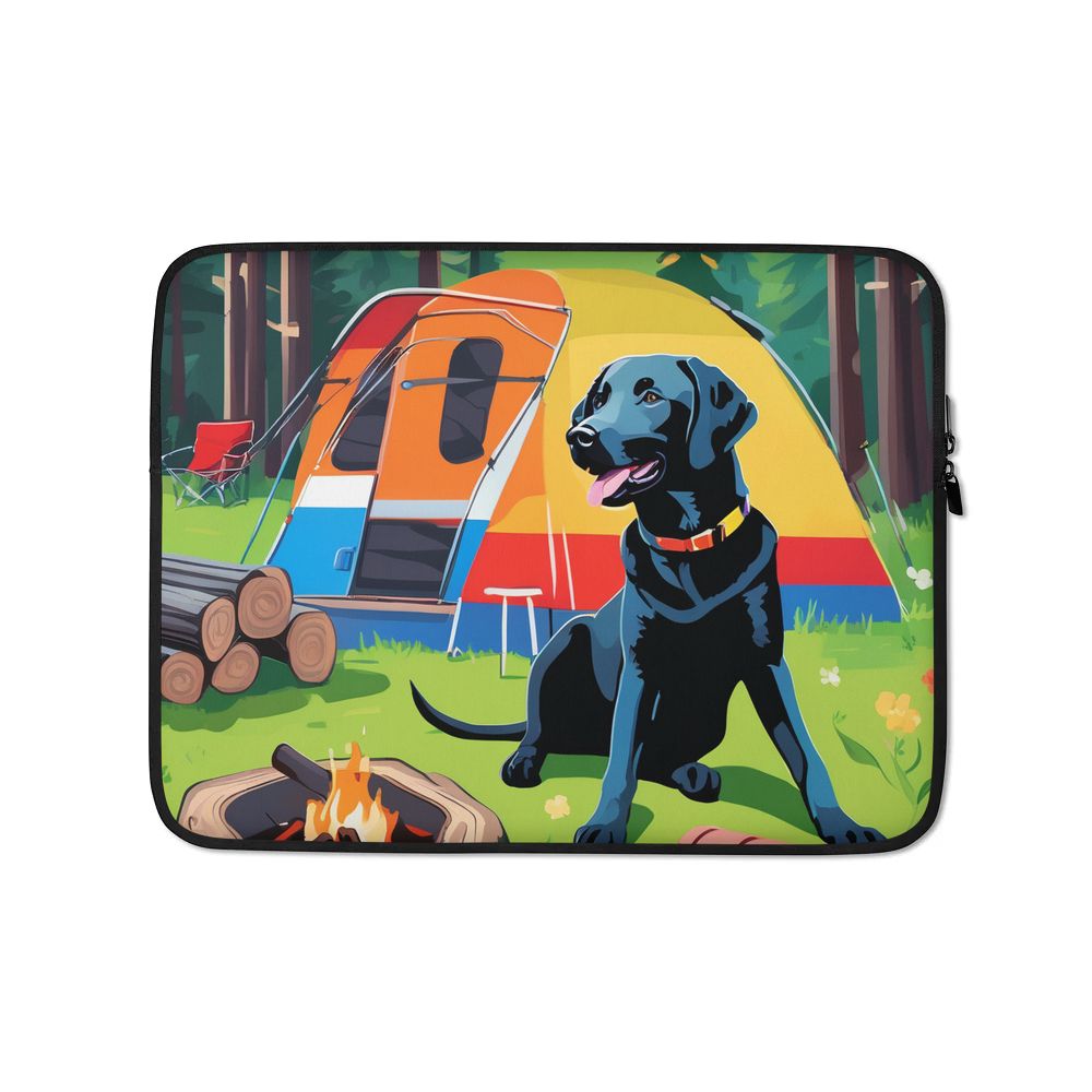 PugMug Custom Black Labrador Retriever Laptop Sleeve