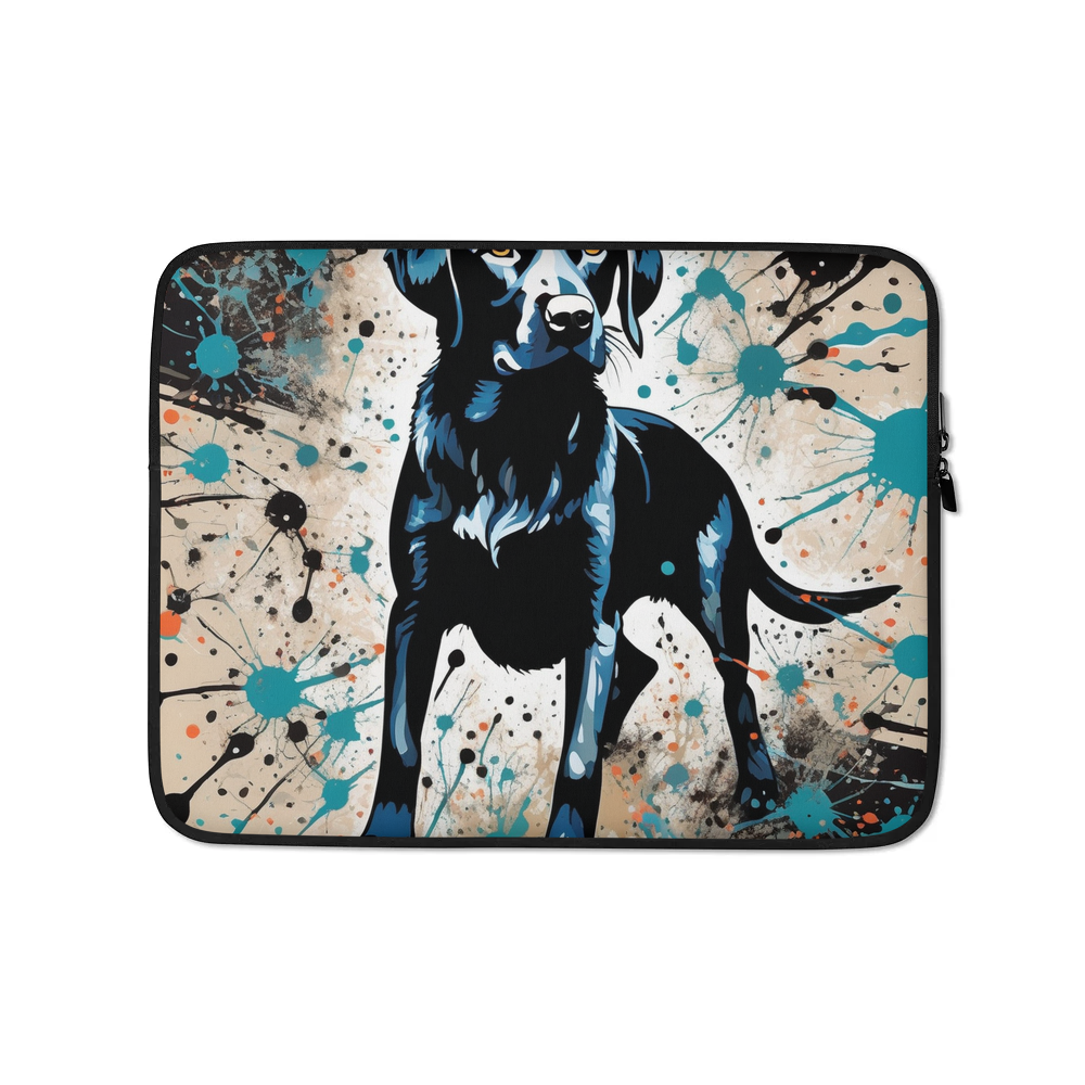PugMug Custom Black Labrador Retriever Laptop Sleeve