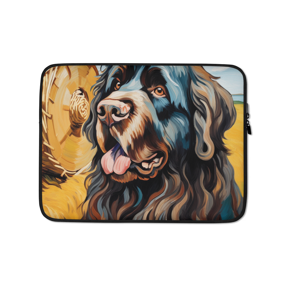 PugMug Custom Newfoundland Laptop Sleeve